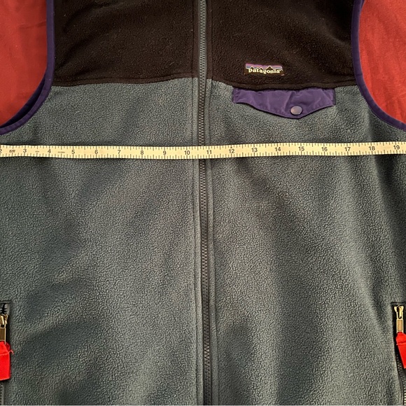 Patagonia Men’s Retro Synchilla Snap T Fleece Vest - Size Medium - Picture 5 of 6
